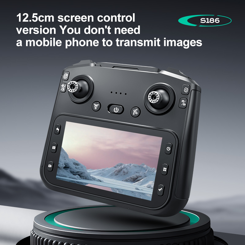 2025 S186 Drone Professional 4 - Drone Controller Screen recension och pris