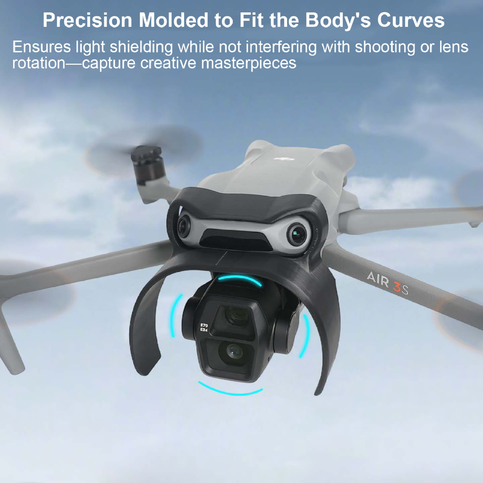 for DJI Mavic Air 3S Lens Hood - Drone Sun Shade recension och pris