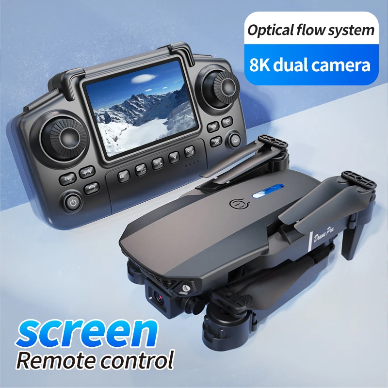 Professional E88 PRO Drone wit - Drone Controller Screen recension och pris