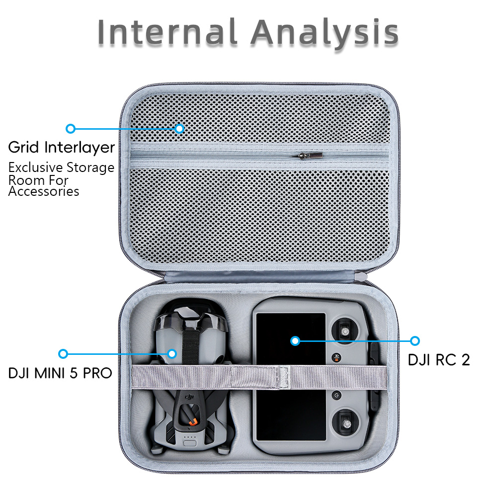 Storage Carry Case for DJI Min - Drone Controller Hood recension och pris