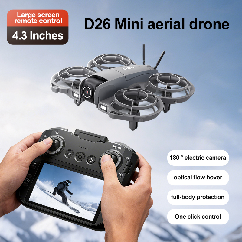 D26 Drone 4K Aerial HD 180° Ca - Drone Power Bank recension och pris