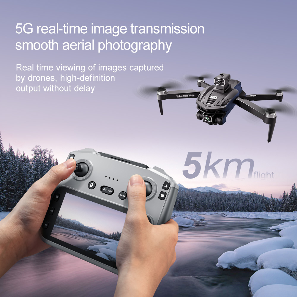 V168 PRO Max GPS Drone 8K Prof - Drone Controller Screen recension och pris
