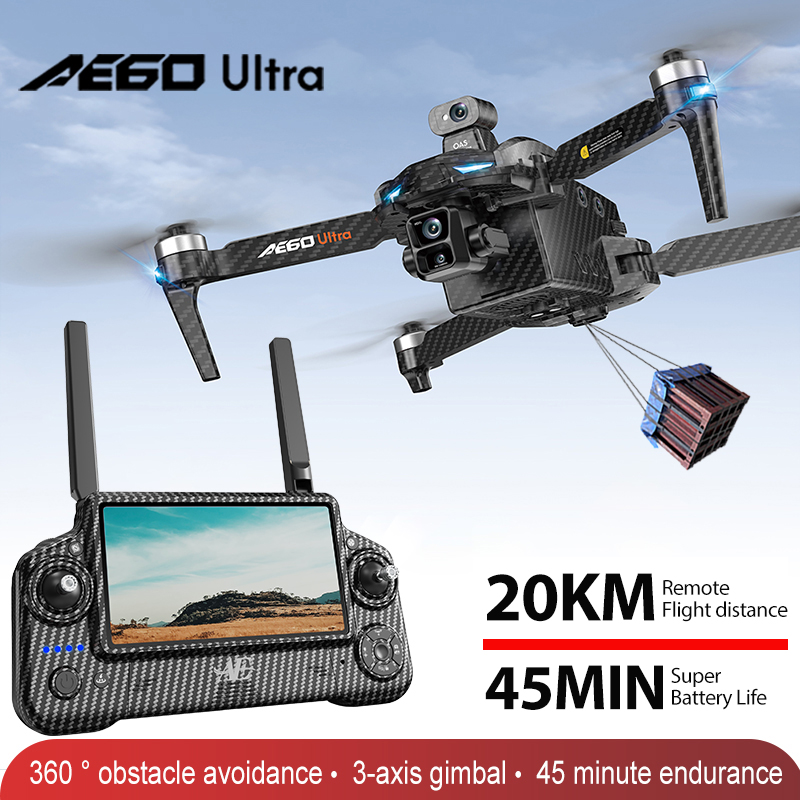 AE60 GPS Drone Professional 8K - Drone Controller Screen recension och pris