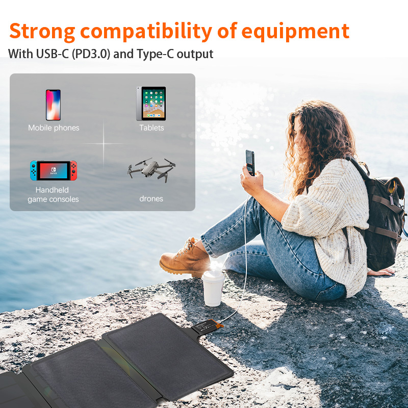 40w Foldable Solar Panel Solar - Drone Solar Charger recension och pris
